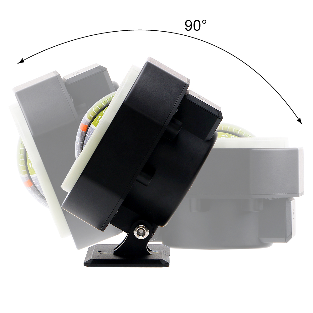 Inclinometro Angolo Bussola per auto portato incorporato ad alta precisione Misuratore di pendenza automatico Livello Declinometro per veicoli per auto Gradiente