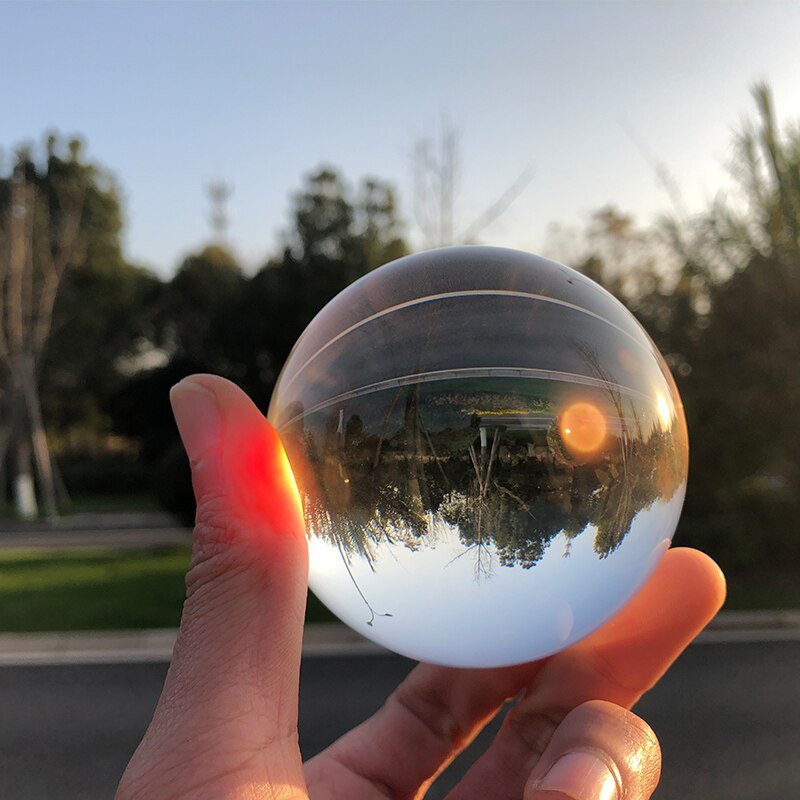Globo de cristal para decoración del hogar, bola de cristal, soporte para fotografía, bola decorativa