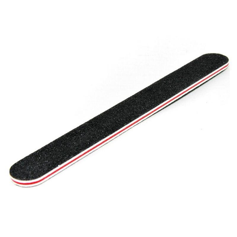Zwarte schuurvijl, buffer, dubbelzijdige nagelkunst, manicure, schuurvijl voor salon, manicure, uv-gelpolijstmachine: 01