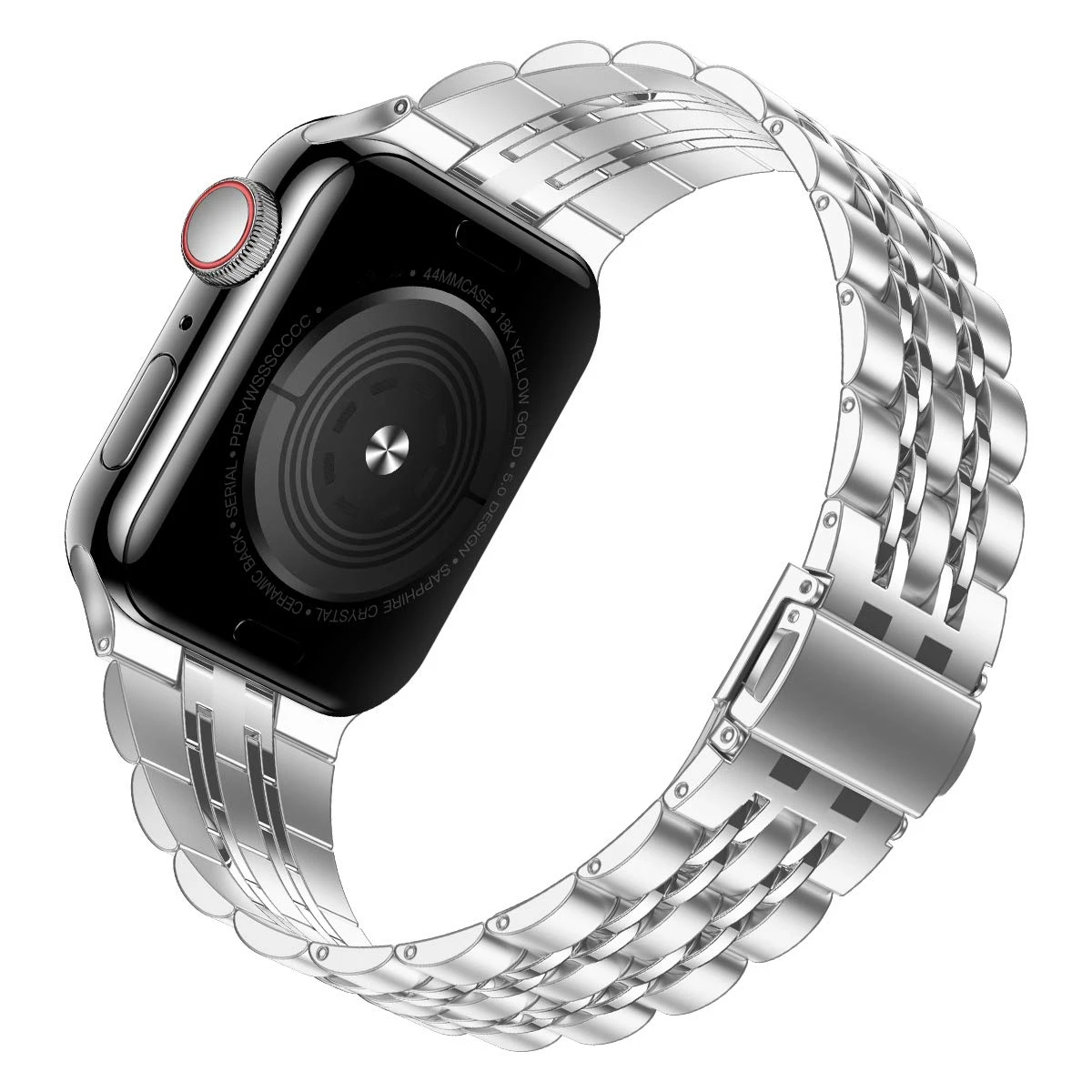 Metal Compatible Strap for Apple Watch Band 49mm 44mm 45mm 41mm 40mm Stainless Steel Bracelet iWatch Series 9 8 7 6 5 Ultra 2 SE
