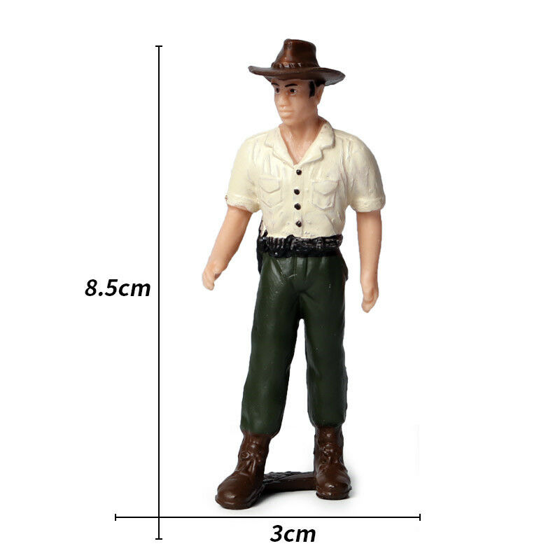 Farm People Farmer Police Breeder Farmwife Figure Model Decor Collector Toy Collector Decor Simulation Educational Figures: M-377