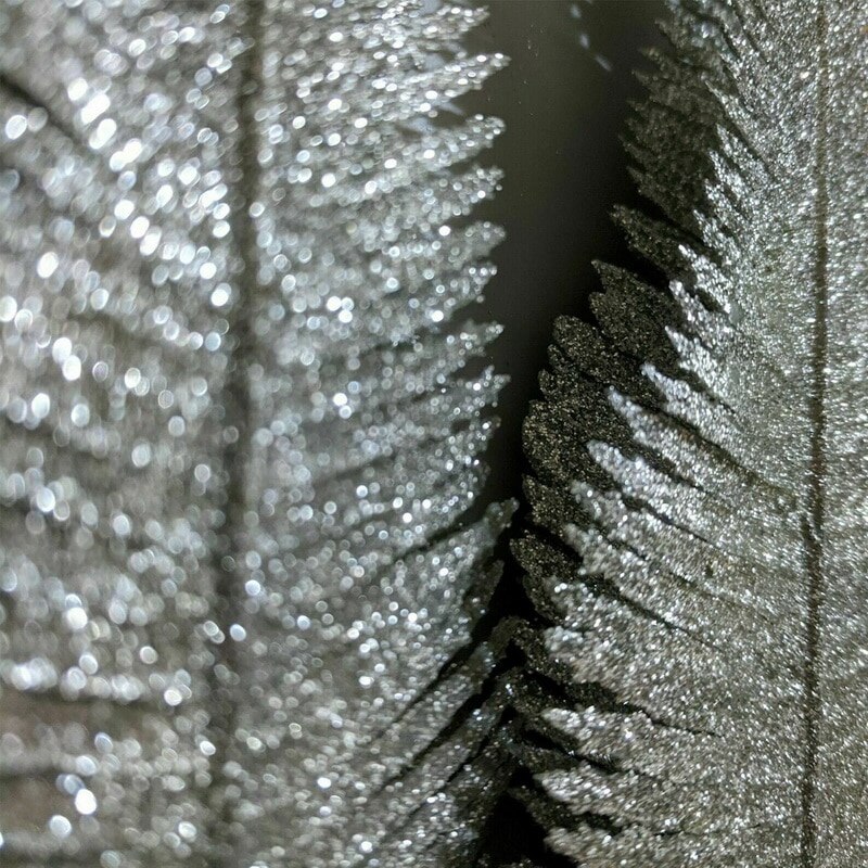 Simulatie Bloem Kerstboom Vaas Decoratie Clip Op Glittery Kerstballen Ornament Veer Bladeren Voor Home Office Decoraties