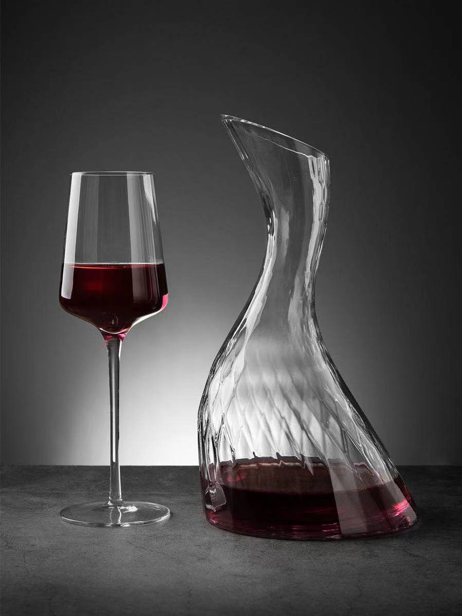 De Zwaan Wijn Decanter Is Een Europese Stijl Wijn Dispenser Met Loodvrij Kristal Glas S-Vormige Wijn pot