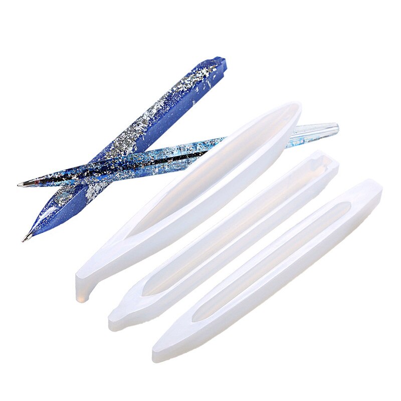 Stylo coquille Transparent Silicone moule stylo à bille résine époxy moulage moules maison artisanat ornements faisant des outils moule