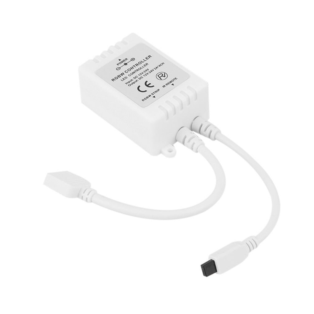 Télécommande pour bande lumineuse RGBW LED avec écran tactile, 4 canaux, 2.4G IR, DC12-24V, 40 touches