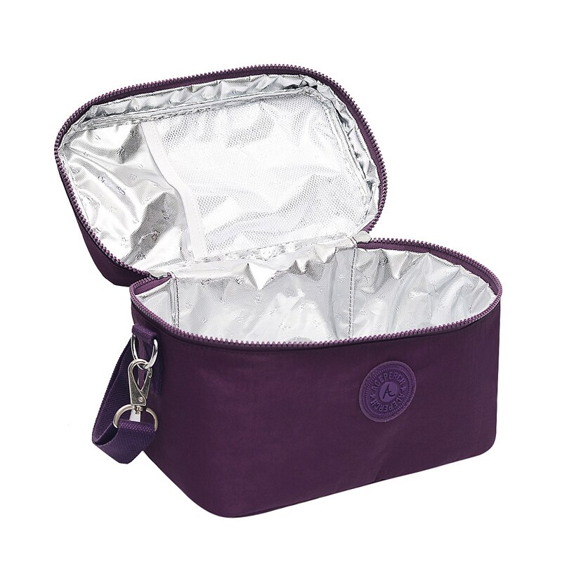 ACEPERCH Women Original Lunch Bags Kids Thermal Cooler Food Insulated Nylon Box Tote Bag Girl Waterproof Travel Lunch Cases Bag