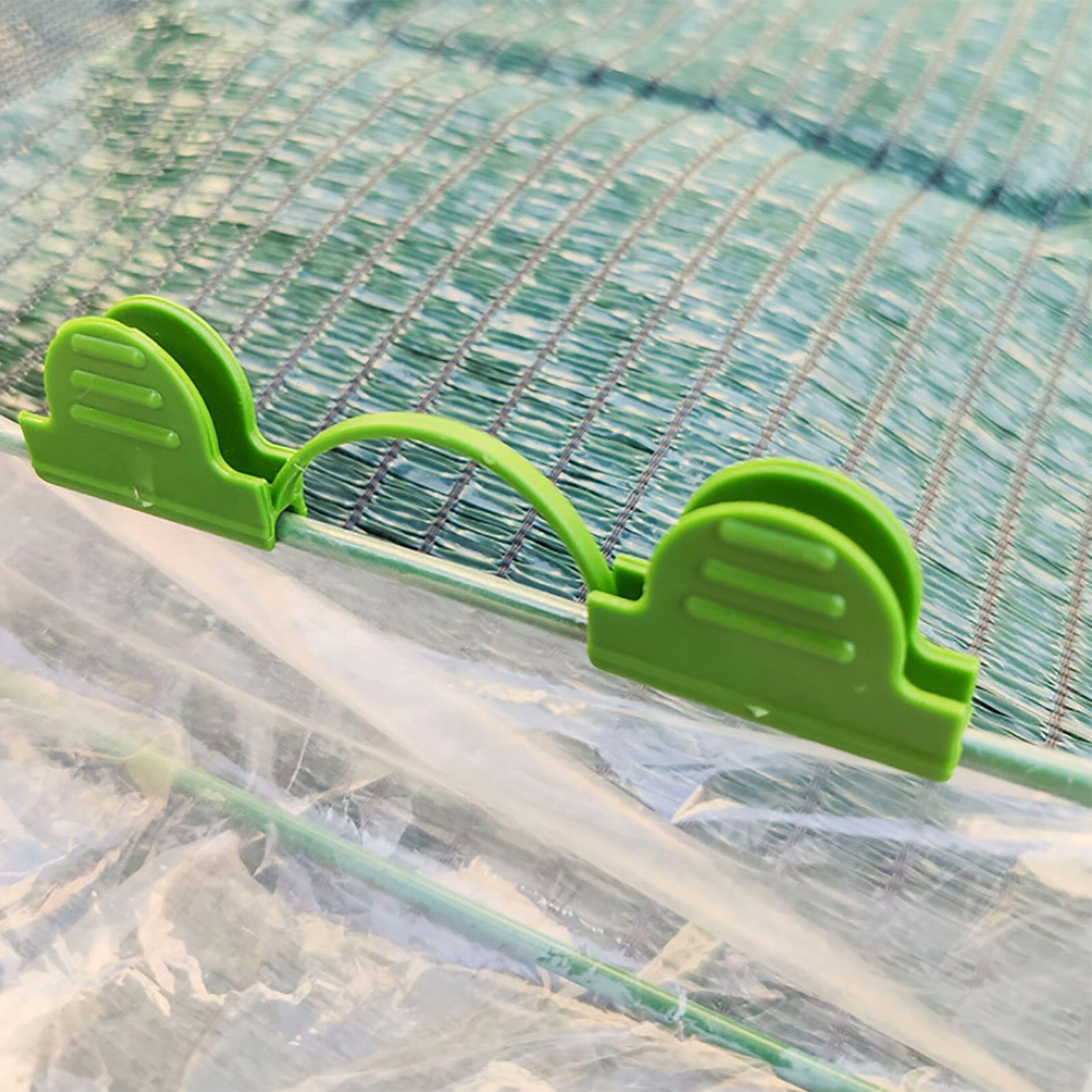 Morsetti per tubi per serre PE 11-20MM serra rete verde Tunnel clip a cerchio supporto per pilastro da giardino accessori per reti da giardino
