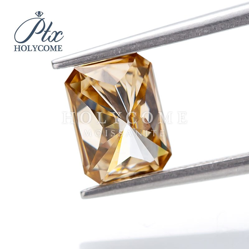 3x5mm 2020 gorąca sprzedaż światła szampana promienny kamień wysokiej jakości luźny moissanit dostawca fabryki bezpośrednie dostawy diamentowy pierścionek