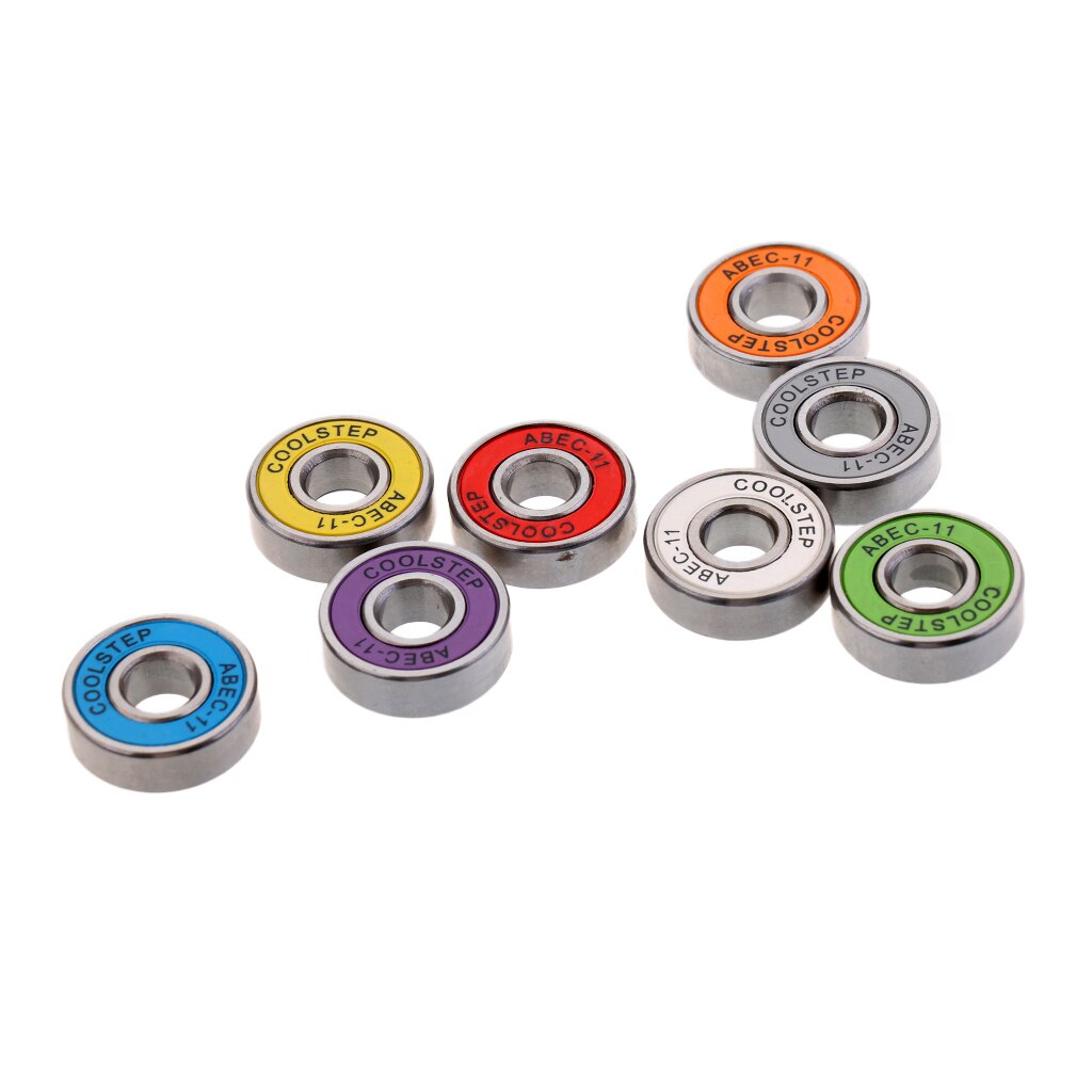 8 stück Pro Skateboard Lager ABEC 11 Hohe Abgrifffeste Skateboard Roller Inline und Roller Skates Lager