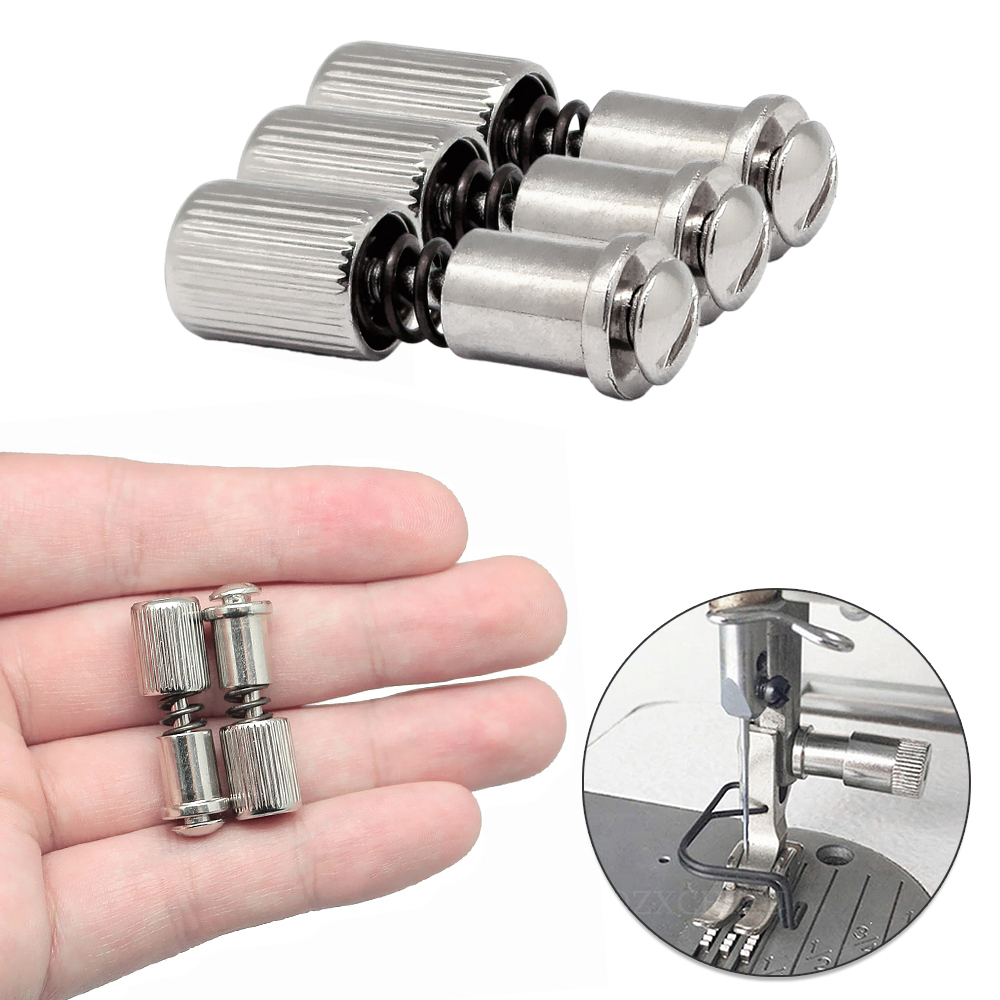 Prensatelas Universal, tornillo de cambio fácil y rápido, dispositivo auxiliar de pies superiores para herramientas de accesorios para máquinas de coser industriales