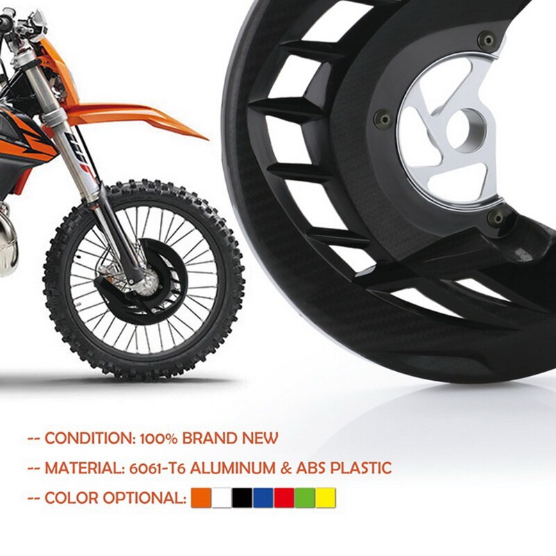 Moottoripyörän etujarrulevyn suojus ktm 125 150 250 300 450