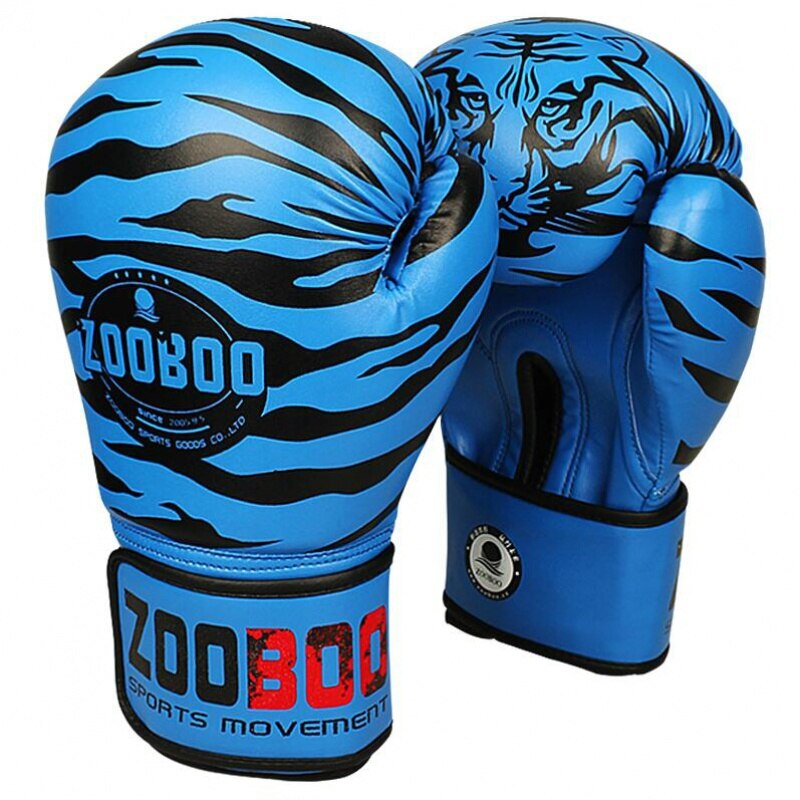 Suitable for fighting boxing matches ZOOBOO MUAY THAI PU LEATHER BOXING GLOVES FOR MEN WOMEN TRAINING IN MMA GRANT BOX