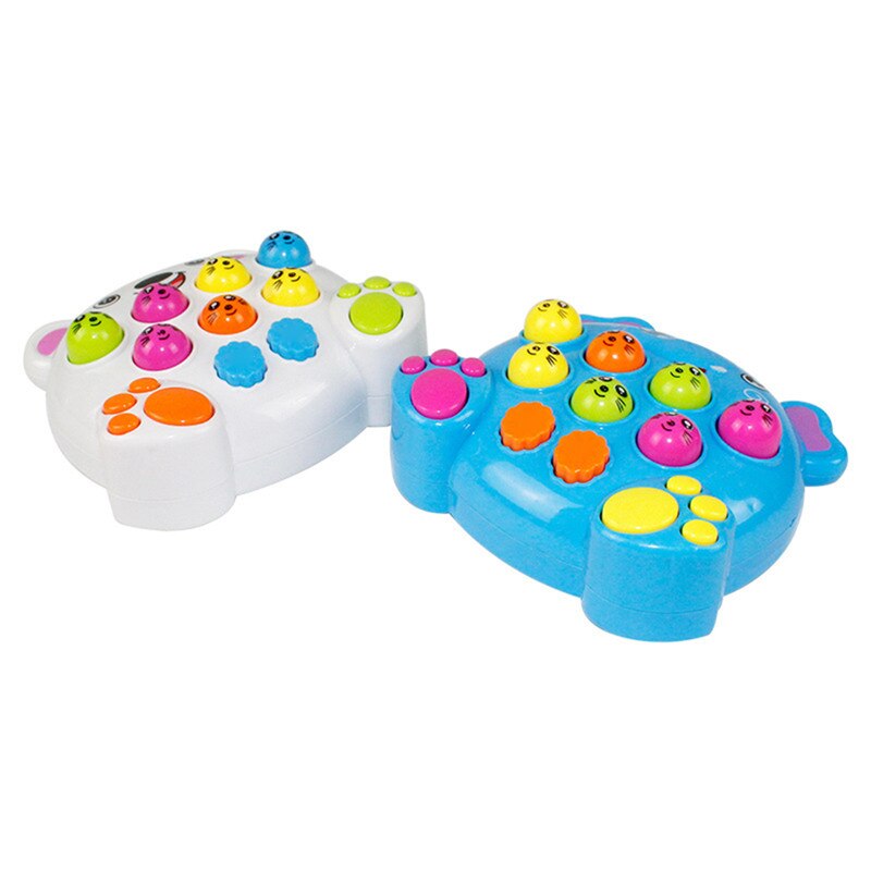 Sparkling Musical Electronic Toys Play Knock Hit Hamster Insect Game Infant Baby Educational Instrumentos Toys