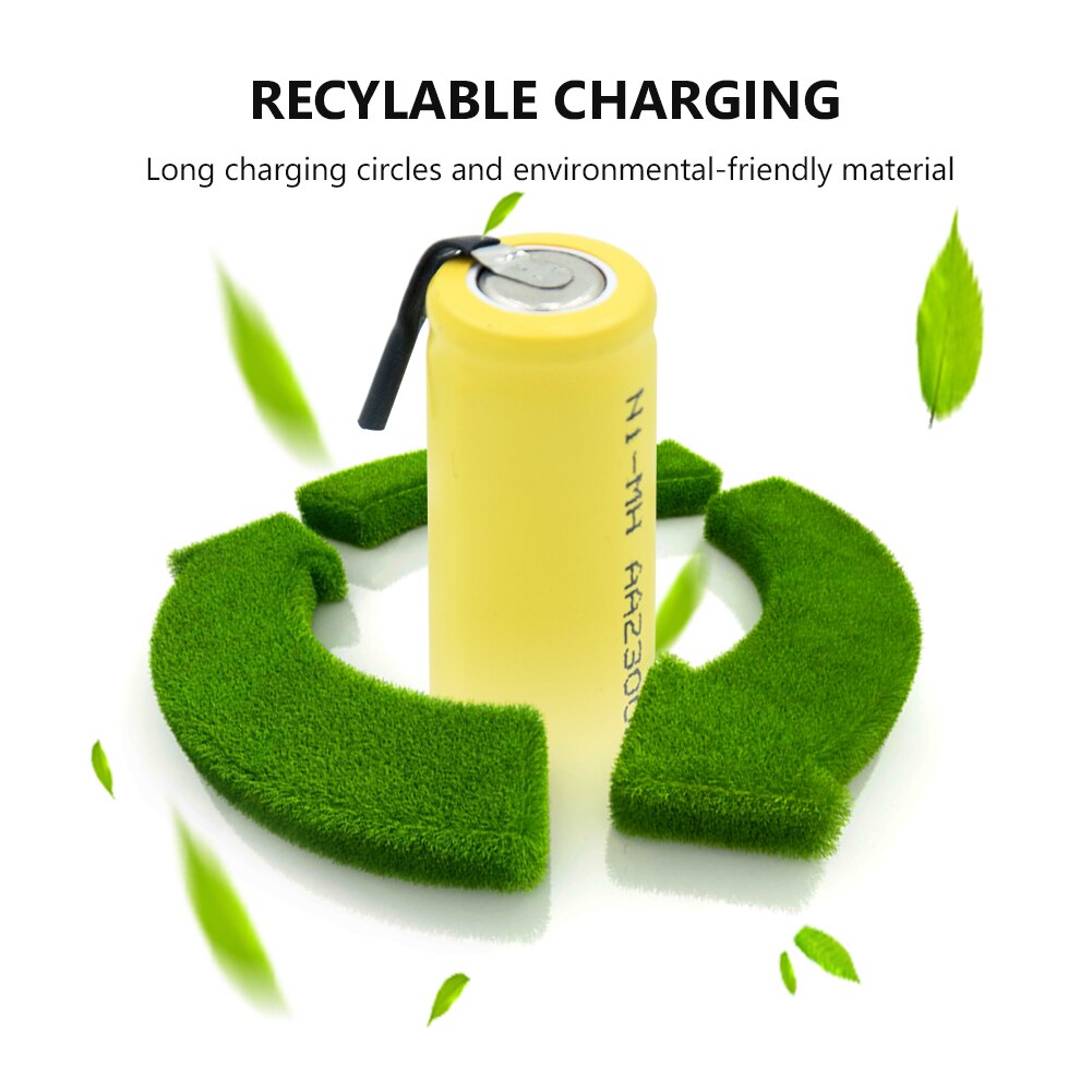 Ni-MH AA Battery 1.2V 2300mAh Rechargeable Batteries Lithium Bateria Welding Nickel Sheet batteries For Toy Flashlight