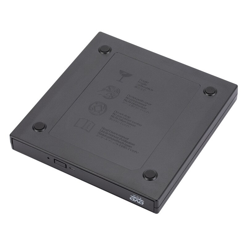 Slim External Optical Drive USB 2.0 DVD Combo DVD ROM Player CD-RW Burner Writer Plug and Play For Macbook Laptop Desktop PC
