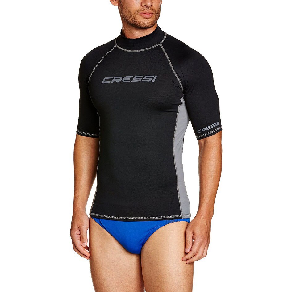 Cressi Man Rash Guard Short Sleeve UV (UPF) 50+ Surf Swimwear Men T-shirt for Swimming Surfing Diving Outdoor Activities