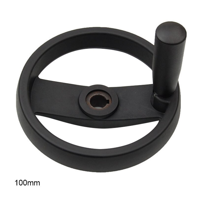 Handwheel with Revolving Grip Double Spoke Nylon Hand Wheel for Machine Tool L9: 100mm