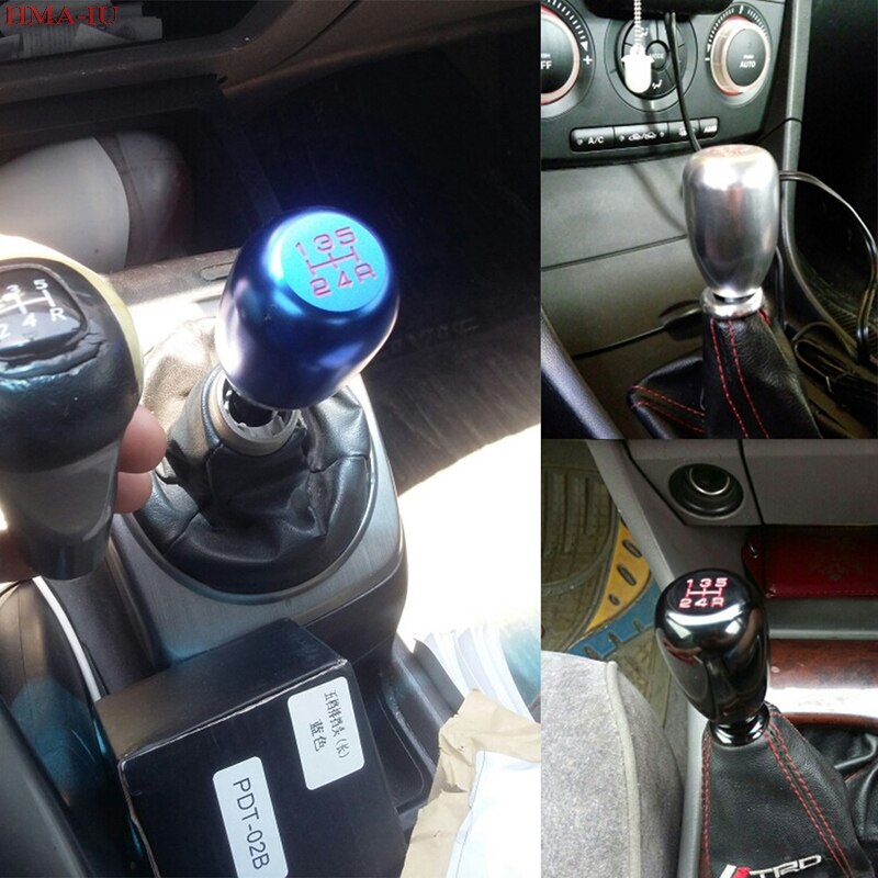 5/6 Speed Type R Gear Stick Shift Shifter Gear Knob Car Auto Modification Parts