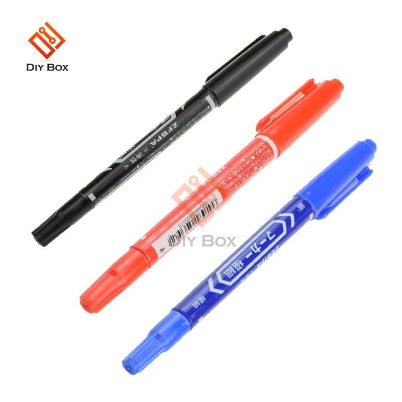 5Stck CCL Anti-ätzen PCB Leiterplatten Tinte Marker Dual-seite Schreiben Stift Für DIY PCB Reparatur sterben Gedruckt Schaltplan