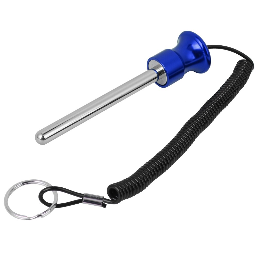 Goupille magnétique pour empiler le poids, accessoire de gymnastique pratique avec corde de traction: Bleu