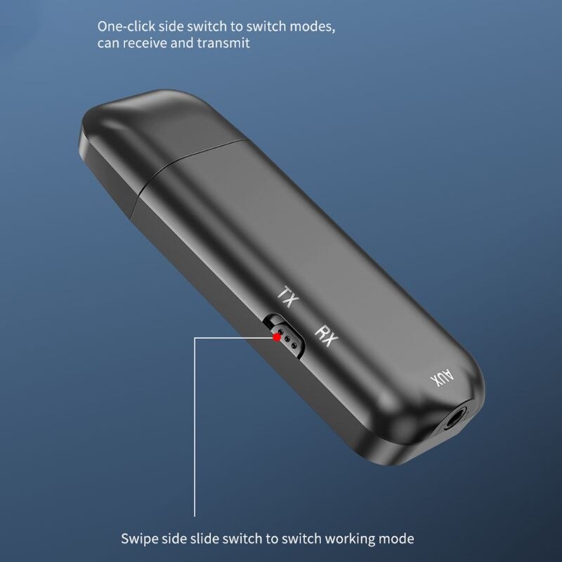 5 in 1 LCD Display Screen Bluetooth Wireless Adapter