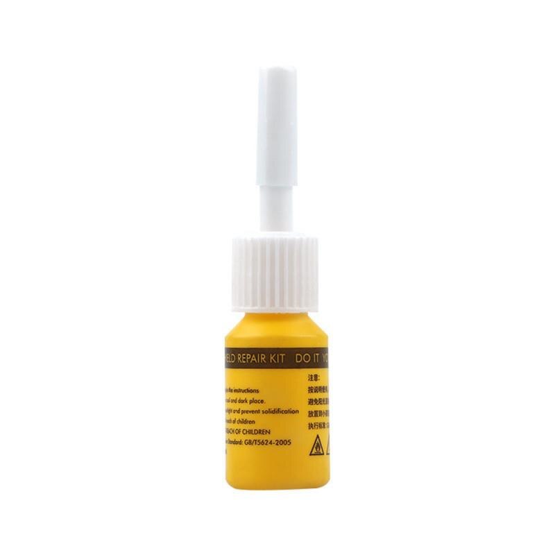 1Set Gebarsten Glas Reparatie Schoon Kit Voorruit Nano Reparatie Vloeistof Diy Autoruit Telefoon Scherm Reparatie Kras Crack Herstellen TSLM1: 1 pc yellow