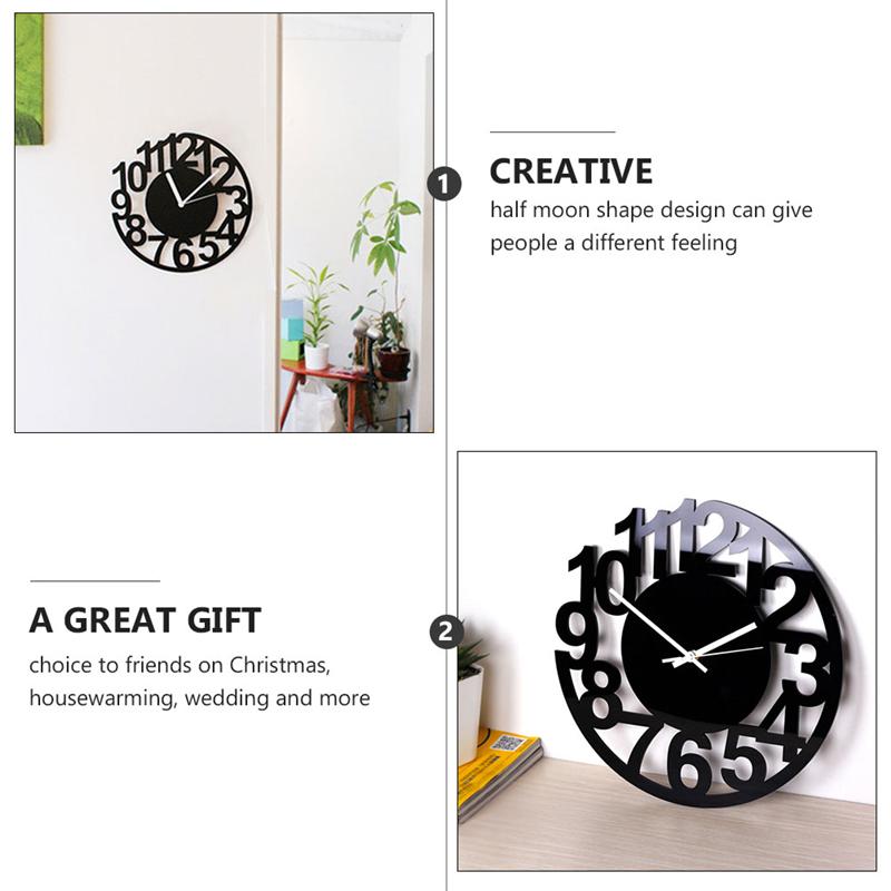 Hanging Clock Chic Mute Wall Clock Wall Hanging Clock Hanging Clock for Home Room Wall
