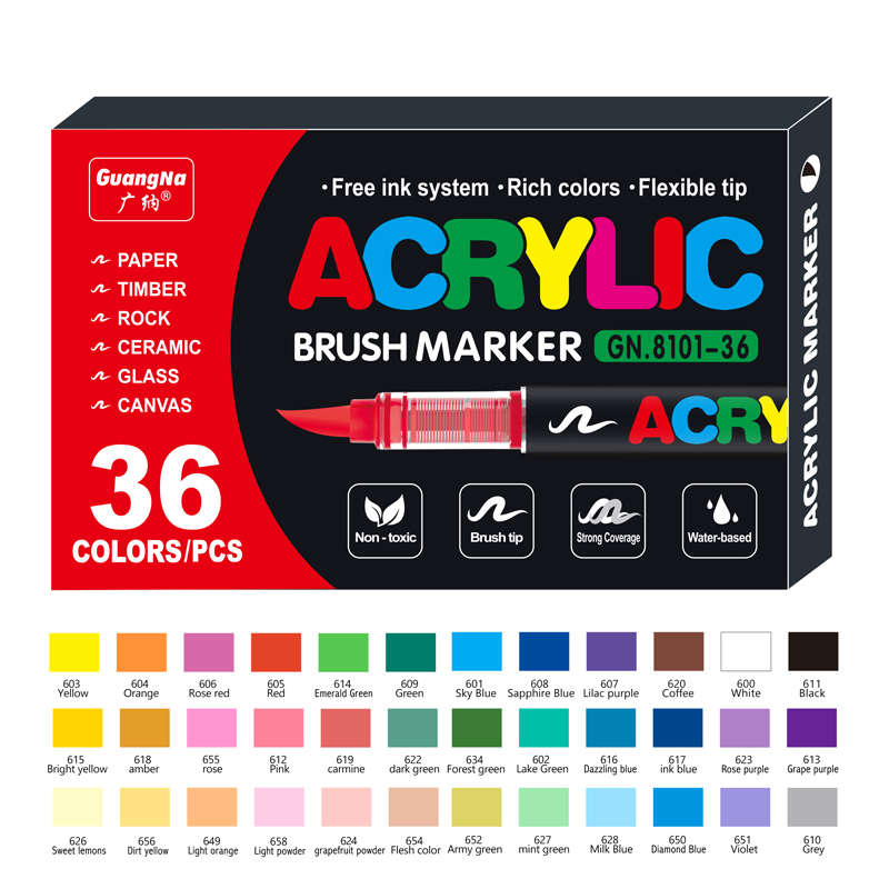 12-120 cores canetas de tinta acrílica marcadores de ponta de pincel marcadores de tinta para pintura em pedra de lona de madeira, presente de natal artesanato diy: Borgonha