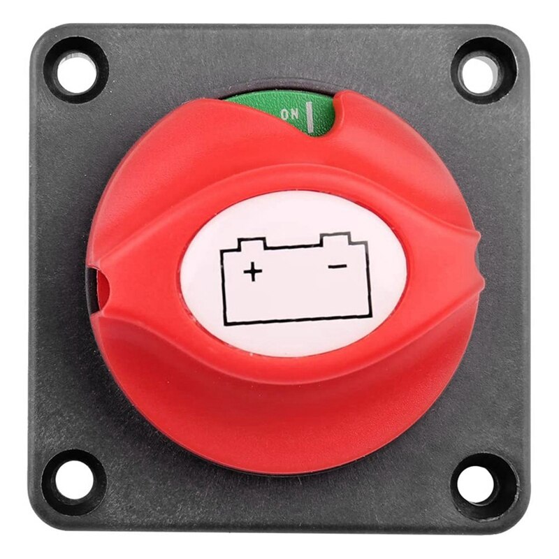 Battery Disconnect Switch Master Cut Shut Off Switch 12V 24V 48V for Marine Boat RV Waterproof Battery Isolator Switch