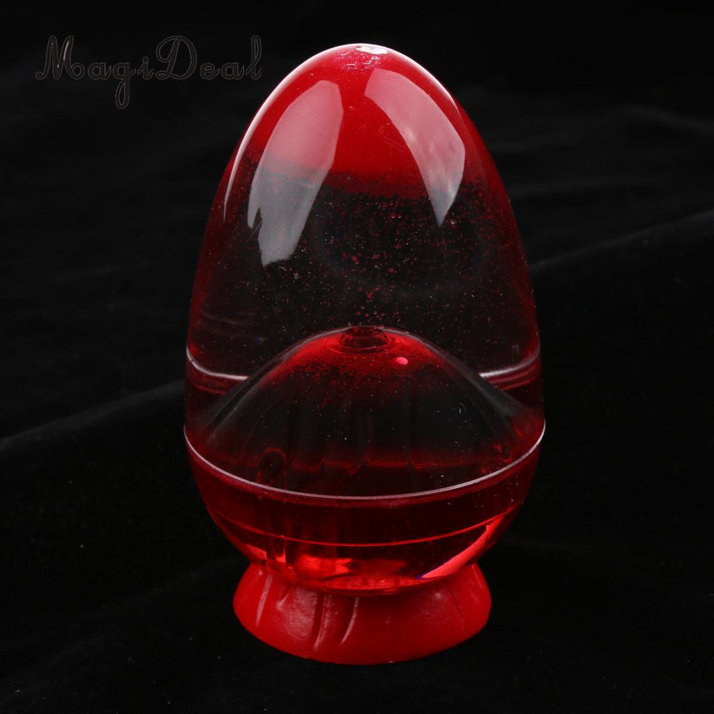 Volcano Eruption Egg Liquid Sandglass Hourglass Sand Timer Gadget Toy Home Decor Shelf Display Ornament Decoration