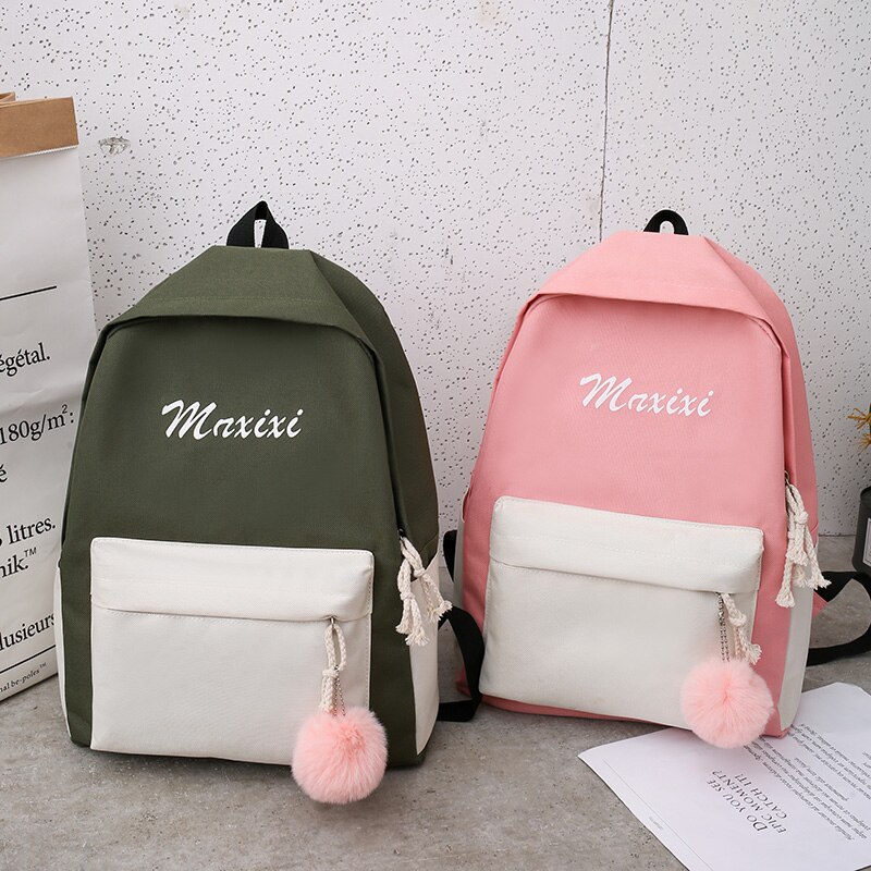 Shujin 4 pçs/set mochilas escolares para adolescentes meninas estudante saco de livro meninos mochila bolsas sac a dos