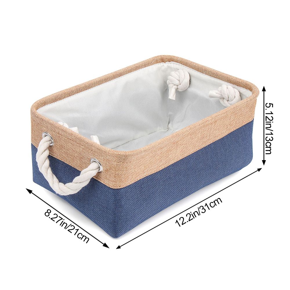 Portable Linen Sundries Sorting Basket, Home Supplies Organizer, Folding Box for Underwear Socks, Baby Toys Storage