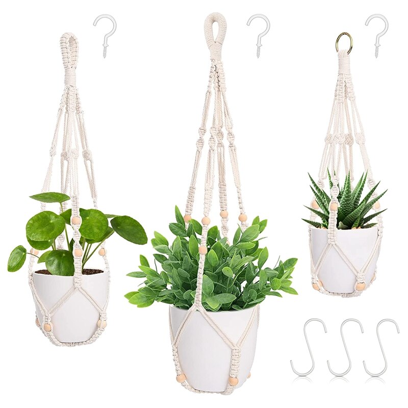 Kit Petite Suspension Plante en Macramé : Créez votre Déco ! - MBM