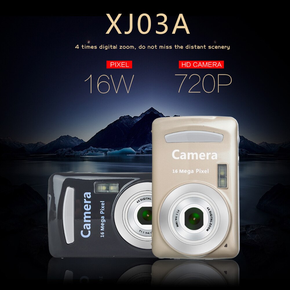 Portable Video Shooting Anti-shake 2.4 Inch Display Mini Cam Durable 16MP Domestic Recording Home Digital Camera Zoom