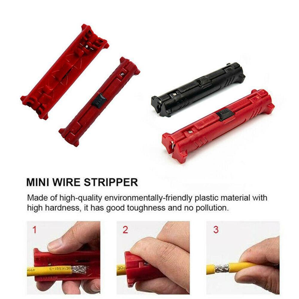 Cilindrische Wire Stripper Cutter Multifunctionele Elektrische Machine Kabel Rotary Tang Pen Puller Coaxiale Tool Strippen Tool V7R5