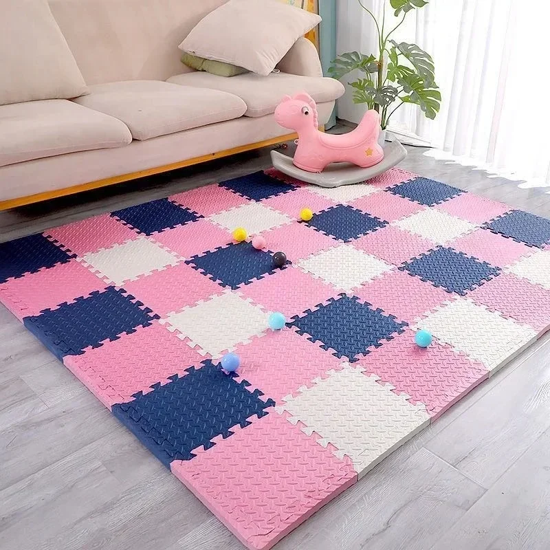 2.5Cm Dikke Baby Puzzel Matten Speelkleed Kids Grijpende Tegels Speelgoed Tapijt Zachte Klimmen Pad Eva Woonkamer Tatami spelen Matten