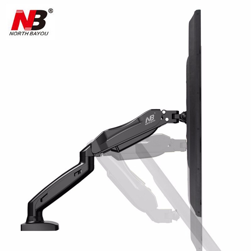 NB F80 Schreibtisch17-27 "LCD LED-Monitor Halfter Arm Gas Frühling voll-Bewegung TV Montieren beladen 2-6.5kgs