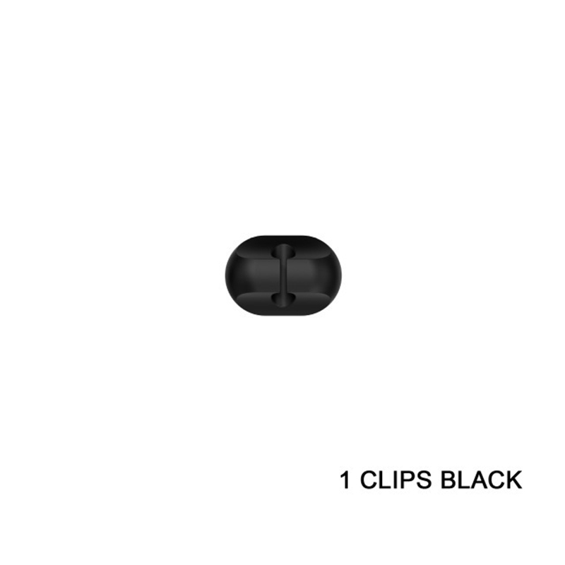 Kabelorganizer Beheer Draadhouder Flexibele USB-kabelhaspel USB-siliconenclips voor muis Oortelefoon USB-oplaadbeschermer Clip: groen