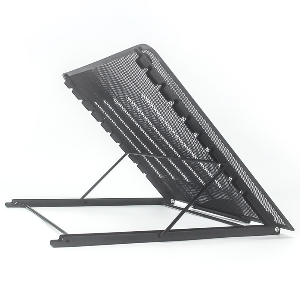 Ijzer Verstelbare Laptop Ondersteuning Stand Folding Mesh Notebook Tablet Houder Beugel Voor Huishoudelijke Computer Veiligheid Onderdelen