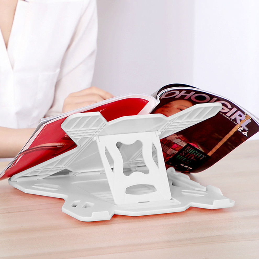 Seenda Folding Laptop Stand 360 Degree Rotating Ergonomic Notebook Stand Desktop Cooling Pad Bracket With Phone Stand