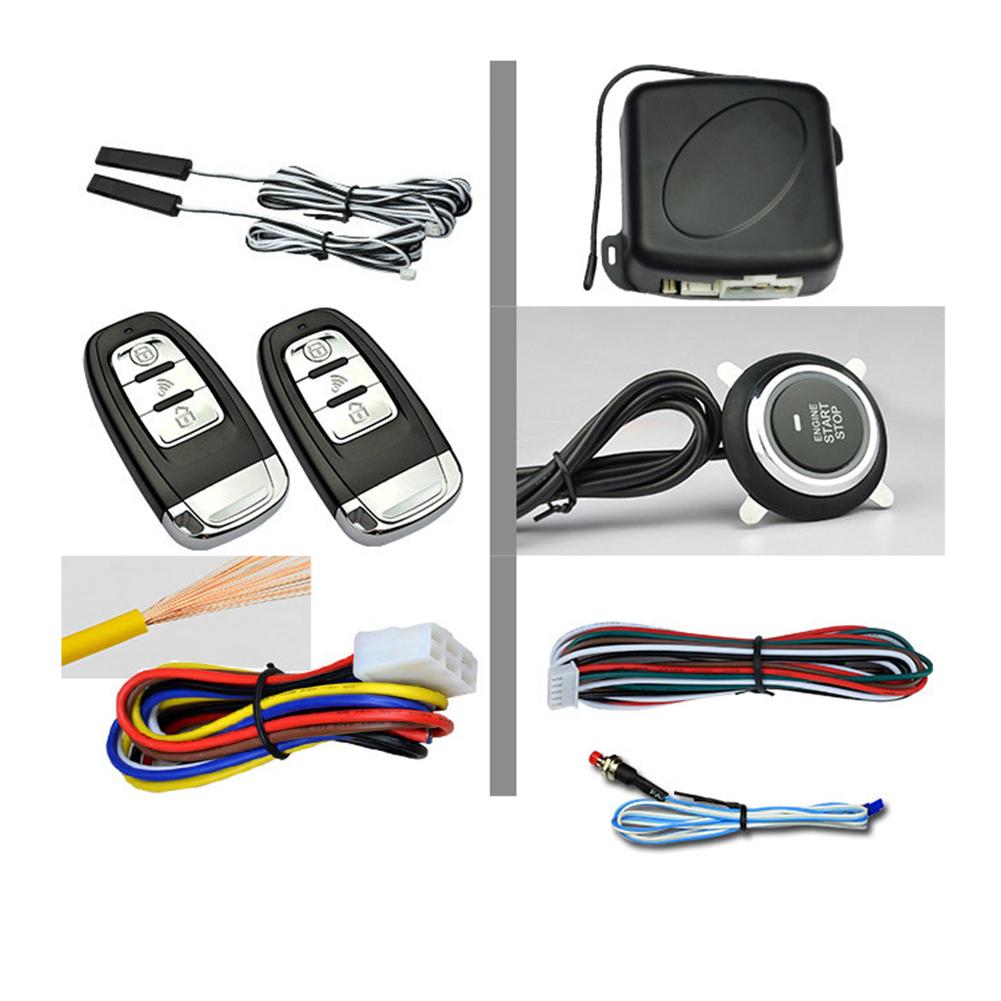 Botón de arranque Universal para coche, botón de entrada sin llave, arranque del motor, alarma de precalentamiento, sistema de arranque remoto, accesorios para coche