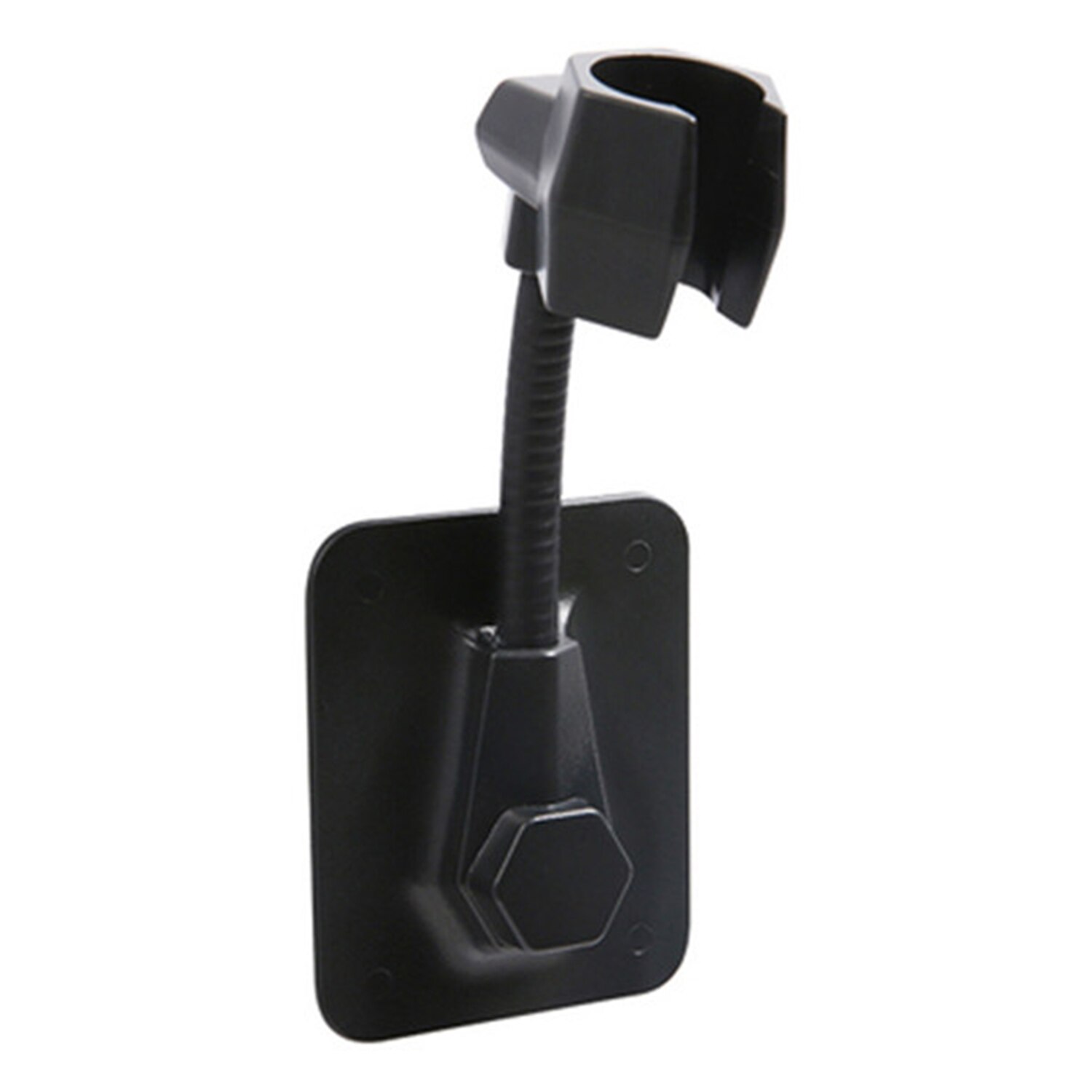 Universal Adjustable Shower BracketBathroom Strong Vacuum Suction Cup Shower Holder Wall Mounted Hand Shower Bathroom Accessory: Black