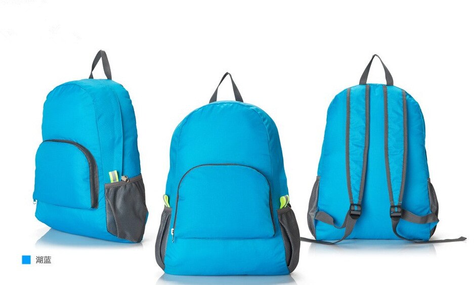 25L Ultralight Folding Climbing Backpack Last Sprinting the peak backpack Men Woman Portable traveling pack Bright Color: Blue