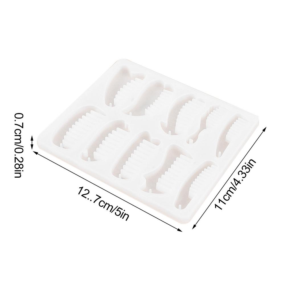 1PC peine moldes de resina Epoxy estilo mixto peine de silicona resina epoxi UV moldes para la fabricación de la joyería DIY resultados suministros Accesorios