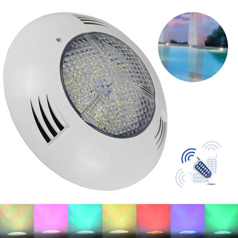 1P Led Zwembad Licht Waterdicht Verlichting Onderwater Lampen 12V Muur Gemonteerde Lampen Dompelpompen Rgb Verlichting Met Afstandsbediening