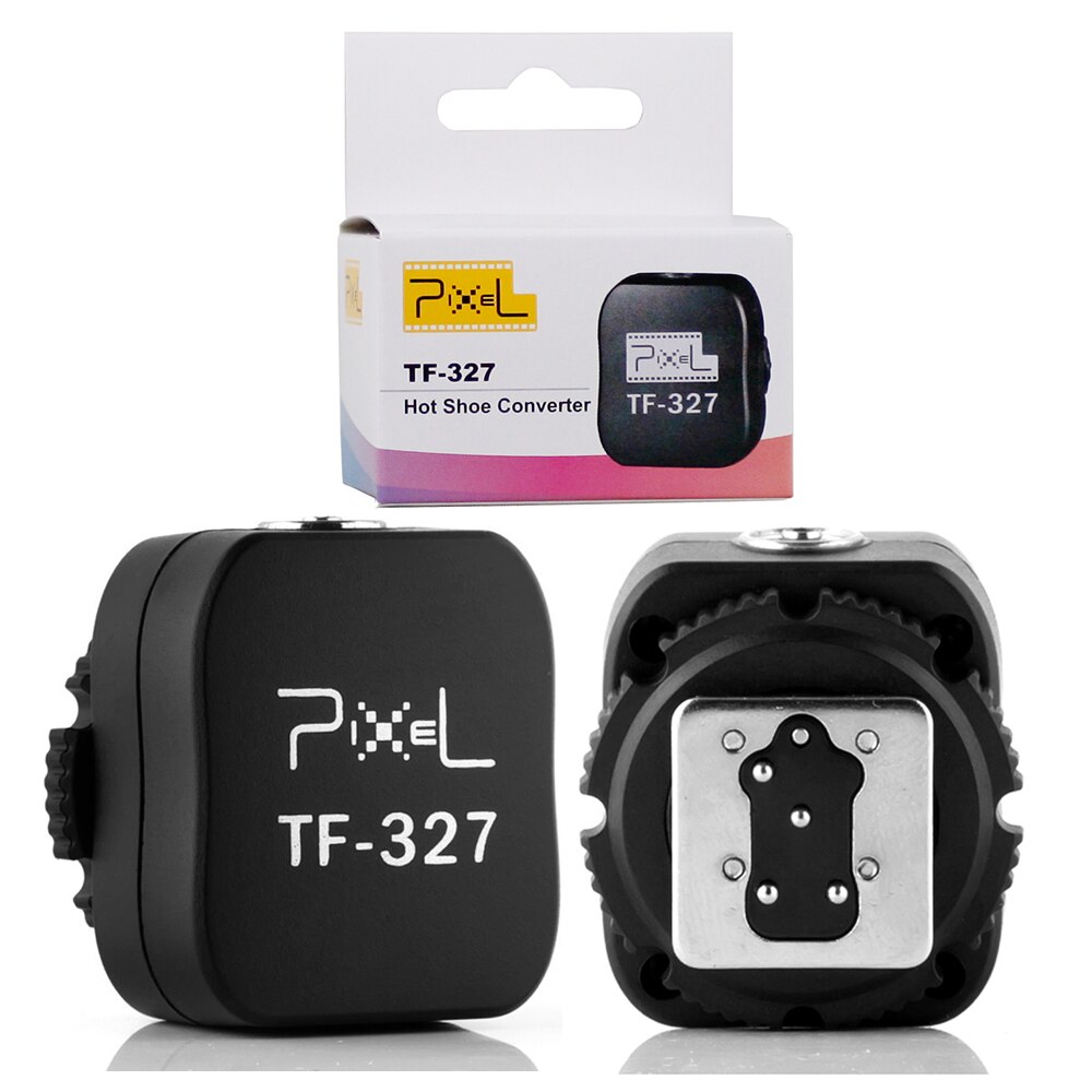 Pixel TF-327 Shoe Converter Pc Sync Socket Convert Adapter Voor Nikon