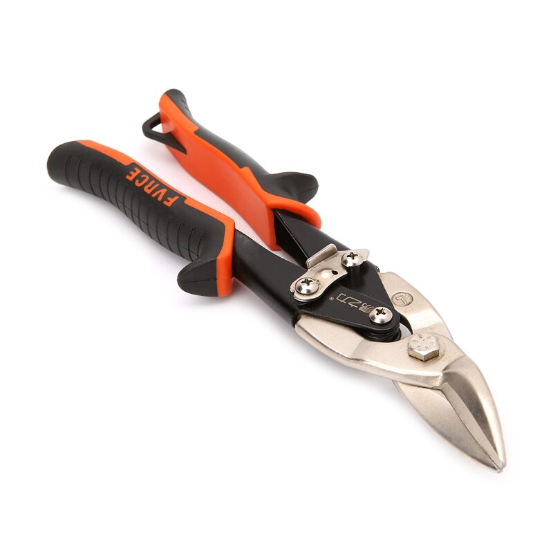 Cutting Scissors Hand Tool Straight Curved Aviation Tin Snip Sheet Metal Shear: -1