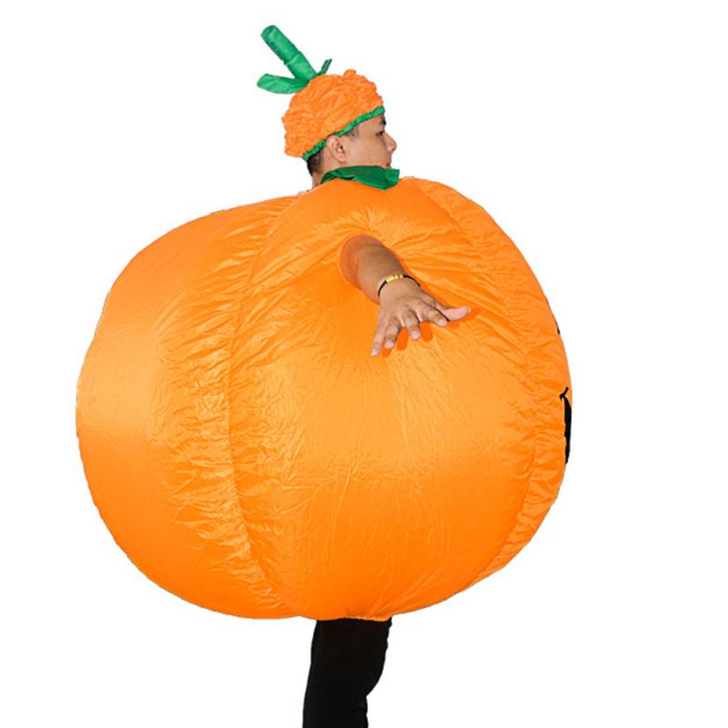 UK Pumpkin Outfit Halloween Inflatable Fancy Dress Cosplay Party Costume halloween ball All Saints' Day For Women And Men: Default Title
