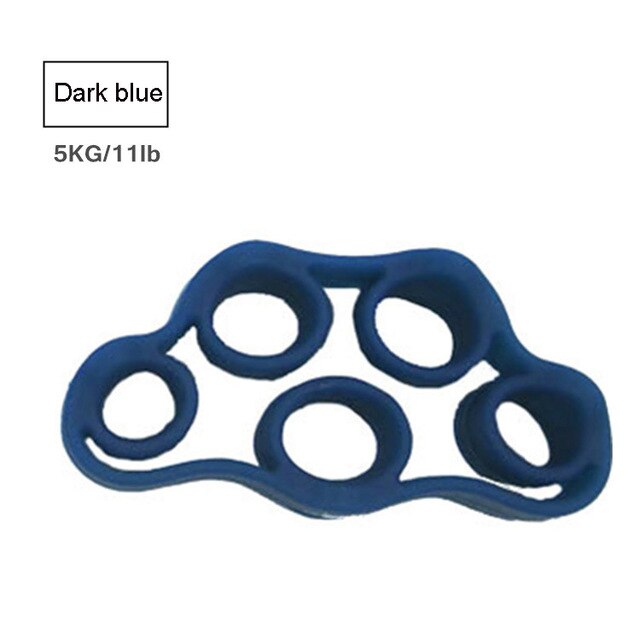 1 Uds accesorios para equipos de Fitness del pinza mano fuerza de agarre de la mano dedo entrenador antebrazo ejercitador de mano gimnasio herramientas: Rojo