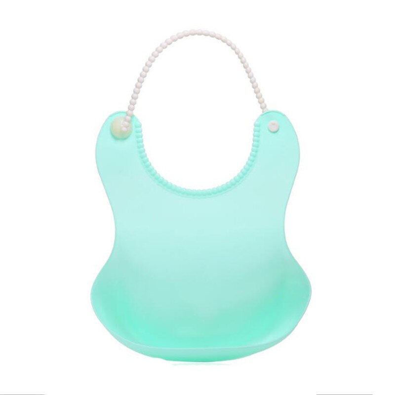 Beste Baby Lätzchen Wasserdichte TPE Fütterung Baby Speichel Handtuch Neugeborenen Cartoon Wasserdichte Schürzen Baby Lätzchen: light green